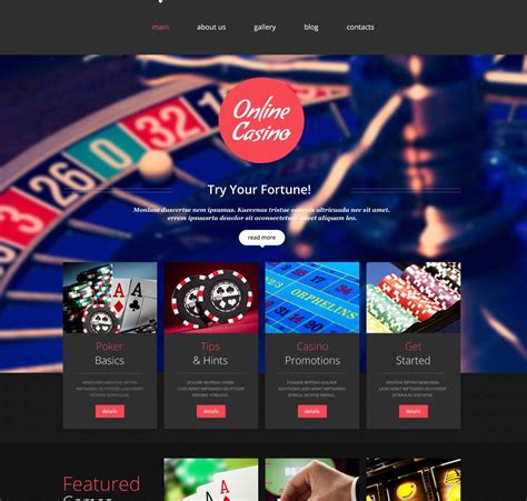 Casino Website Templates .